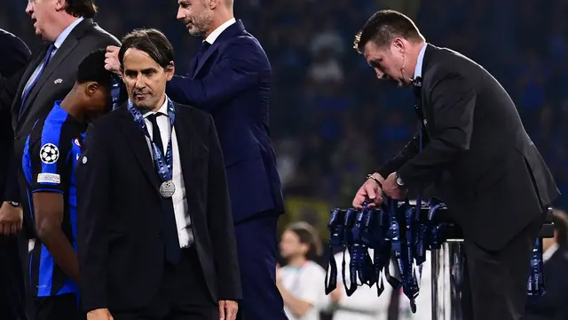 Pelatih Inter Milan, Simone Inzaghi di final Liga Champions 2022/2023