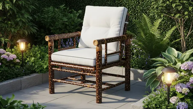 Tempat Duduk Kebun dari Bambu