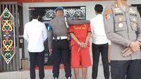 Brigadir AKS ditetapkan tersangka usai terlibat pencurian dengan kekerasan yang mengakibatkan seorang warga meninggal, Senin (16/12/2024). Foto: Marifka Wahyu Hidayat