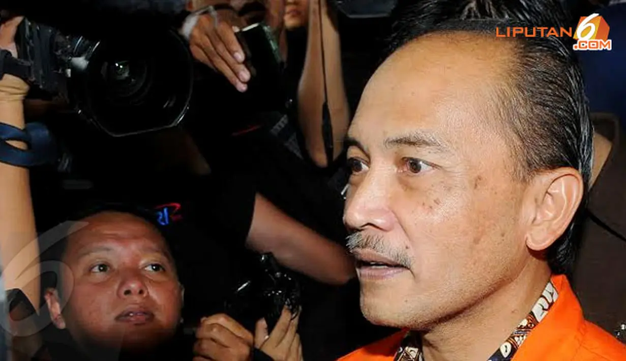 Budi segera menghadapi persidangan setelah berkas pemeriksaannya dinyatakan lengkap atau P21 pada Selasa (11/2/2014) (Liputan6.com/Herman Zakharia).