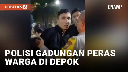 VIDEO: Hendak Peras Korban, Polisi Gadungan Diamuk Warga