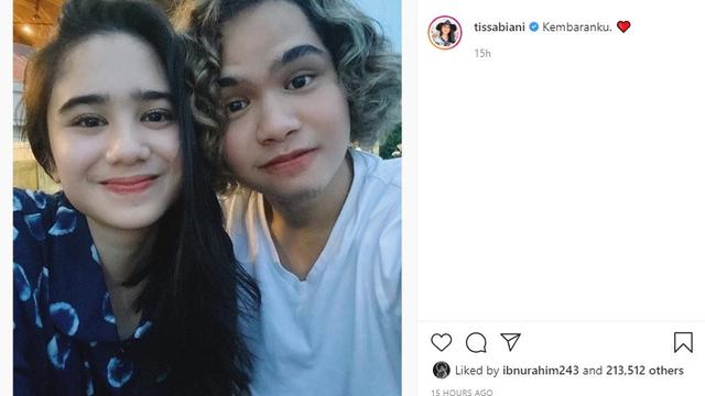 Tissa Biani - Dul Jaelani (Foto: Instagram/@tissabiani)