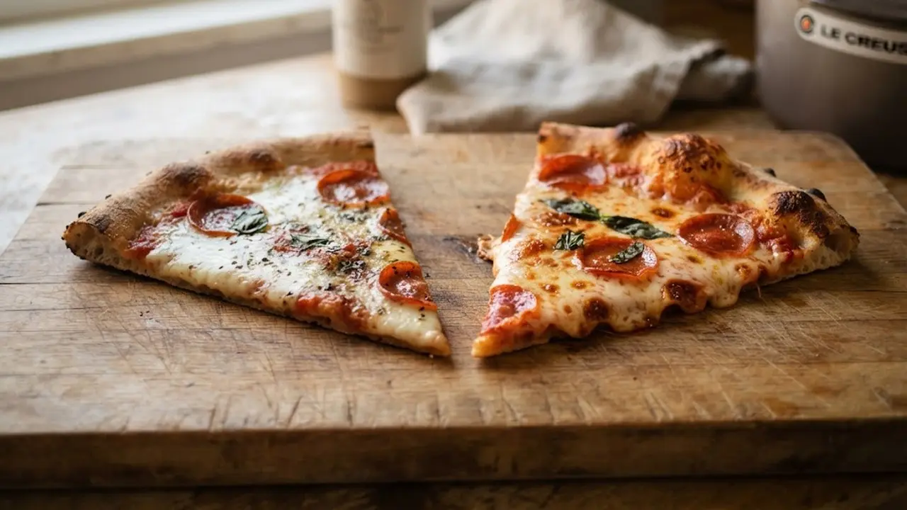 cara memanaskan pizza sisa agar bagian bawahnya tidak lembek