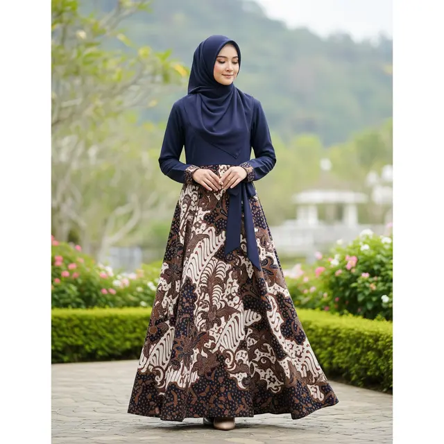 Dress Batik Model A-Line