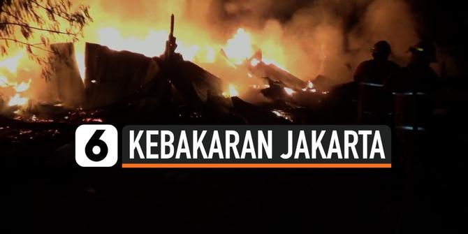 VIDEO: Kebakaran Rumah dan Lapak Barang Bekas