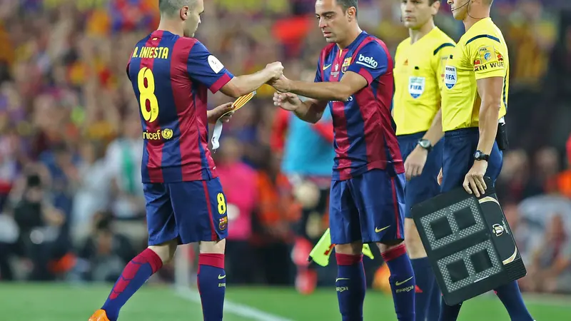 Andres Iniesta Xavi Hernandez