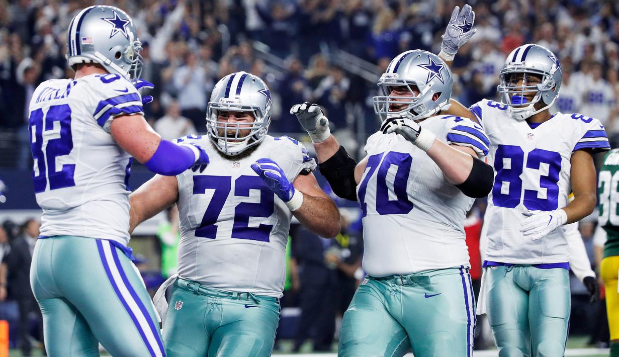 1. Dallas Cowboys (American Football) - 4,2 miliar dolar (Rp 56 triliun). (AFP/Joe Robbins)