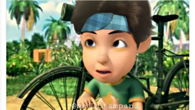 7 Editan Foto Mail 'Upin & Ipin' Ala Oppa Korea Selatan Ini Bikin Senyum Geli