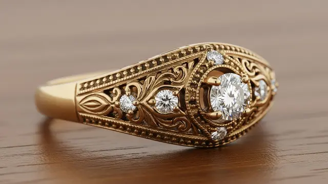 Model Cincin Emas Berlian untuk Ibu Usia 45 Tahun