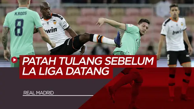 VIDEO: Pemain Real Madrid, Luka Jovic Mengalami Patah Tulang Sebelum La Liga Berjalan