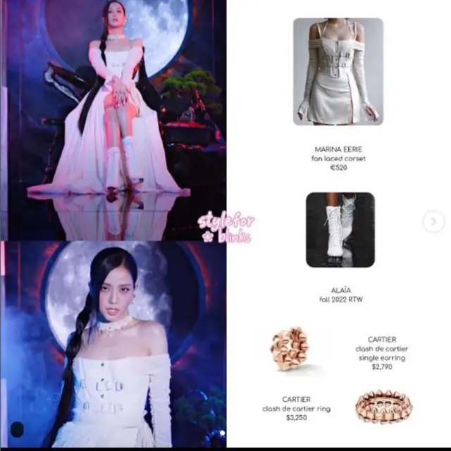 Jisoo BLACKPINK di MV Pink Venom.  foto: Instagram @styleforblinks