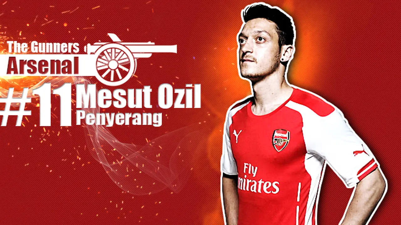 Ilustrasi Mesut Ozil