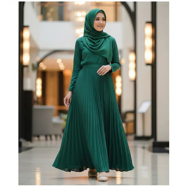 10 Model Gamis untuk Pengajian Maulid Nabi 2025, Tampil Anggun dan Syar'i
