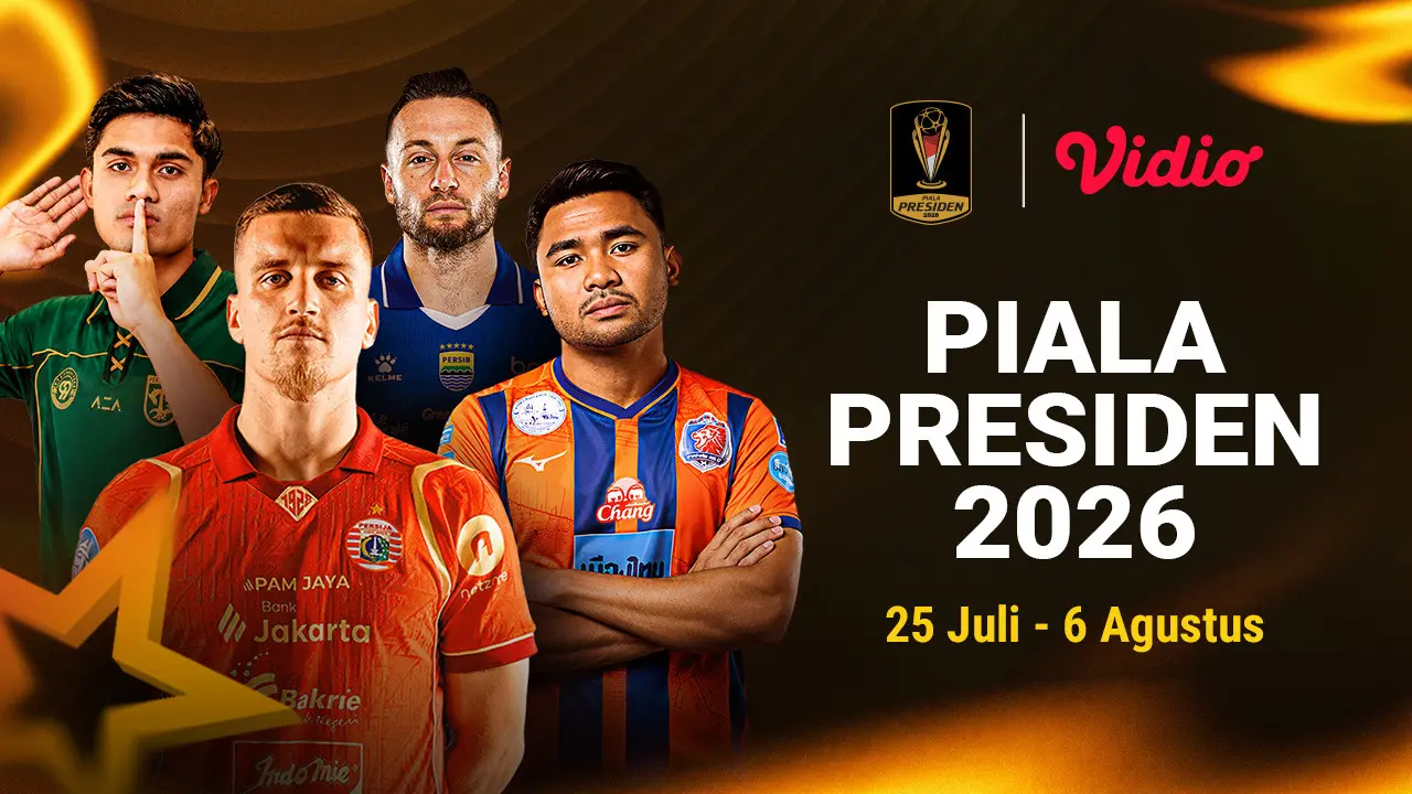 Piala Presiden 2026 di Vidio