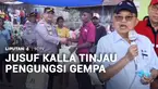 Ketua Umum Palang Merah Indonesia sekaligus Wakil Presiden Republik Indonesia ke-10 dan ke-12, Muhammad Jusuf Kalla meninjau langsung kondisi pengungsi gempa Flores di Kabupaten Sikka, Nusa Tenggara Timur, pada Jumat siang.