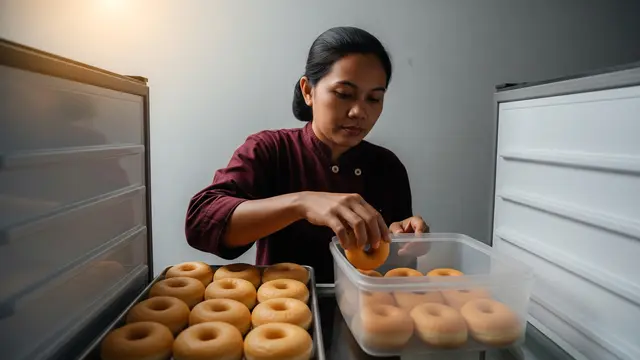 Tips Menyimpan Donat agar Tetap Empuk Sampai Besok Pagi/Foto: AI Generated