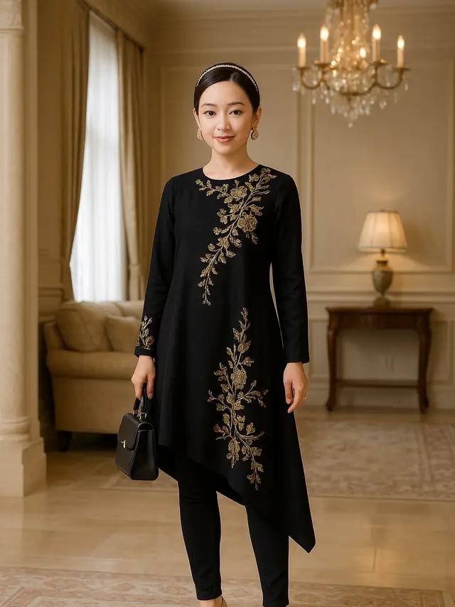 Model Tunik untuk Orang Pendek