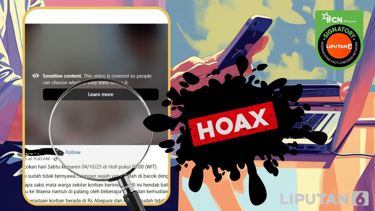 Cek Fakta: Hoaks Pesan Berantai Adanya Penanganan Korban Begal RS Abepura