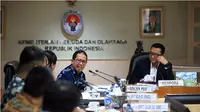 Menpora Berpesan Kepada PSSI Agar Pelatnas Tim Sepak Bola untuk Asian Games 2018 Berjalan Sesuai Jadwal