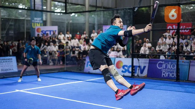 Foto: Laga Padel Super Seru! Pertarungan Sengit Raffi Ahmad dan Gen Halilintar Tutup TOSI Season 4