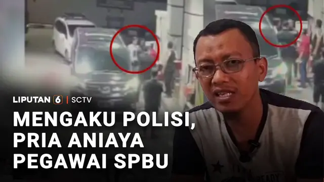 Mengaku Polisi, Pria Aniaya Pegawai SPBU