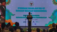 Ketua BWI Kamaruddin Amin dalam gelaran Malam Puncak Peringatan Harlah ke-17 BWI di Jakarta, Jumat (30/8/2024). (Ist).