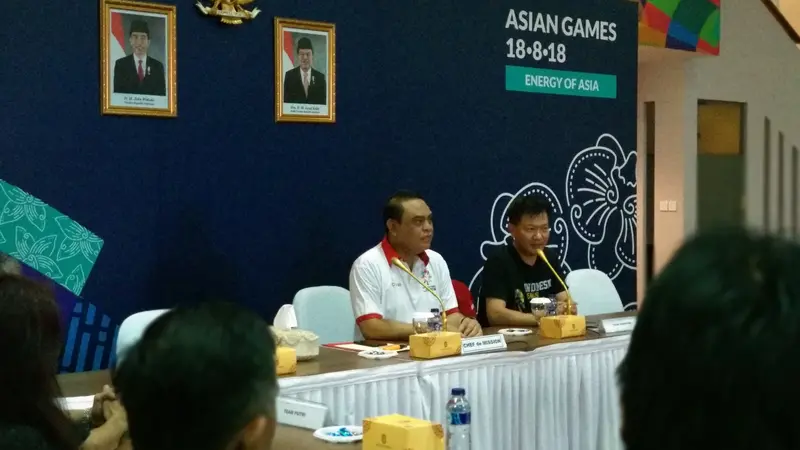 Chief de Mission Asian Games 2018 Komisaris Jenderal Syafruddin. (Liputan6.com/Putu Merta)