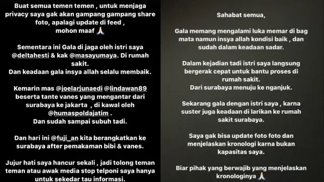 Vanessa Angel - Bibi Andriansyah (Foto: Instagram/@tomliwafa)
