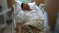 Beredar foto Ketua DPR RI Setya Novanto sedang dirawat di rumah sakit, Kamis (16/11/2017) (Istimewa)