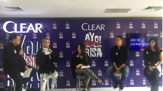 Konfrensi pers konser 'Clear Ayo Indonesia Bisa'