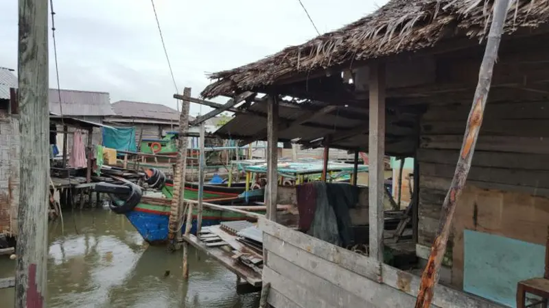 Kampung Nelayan Belawan, Medan, Sumatera Utara. 