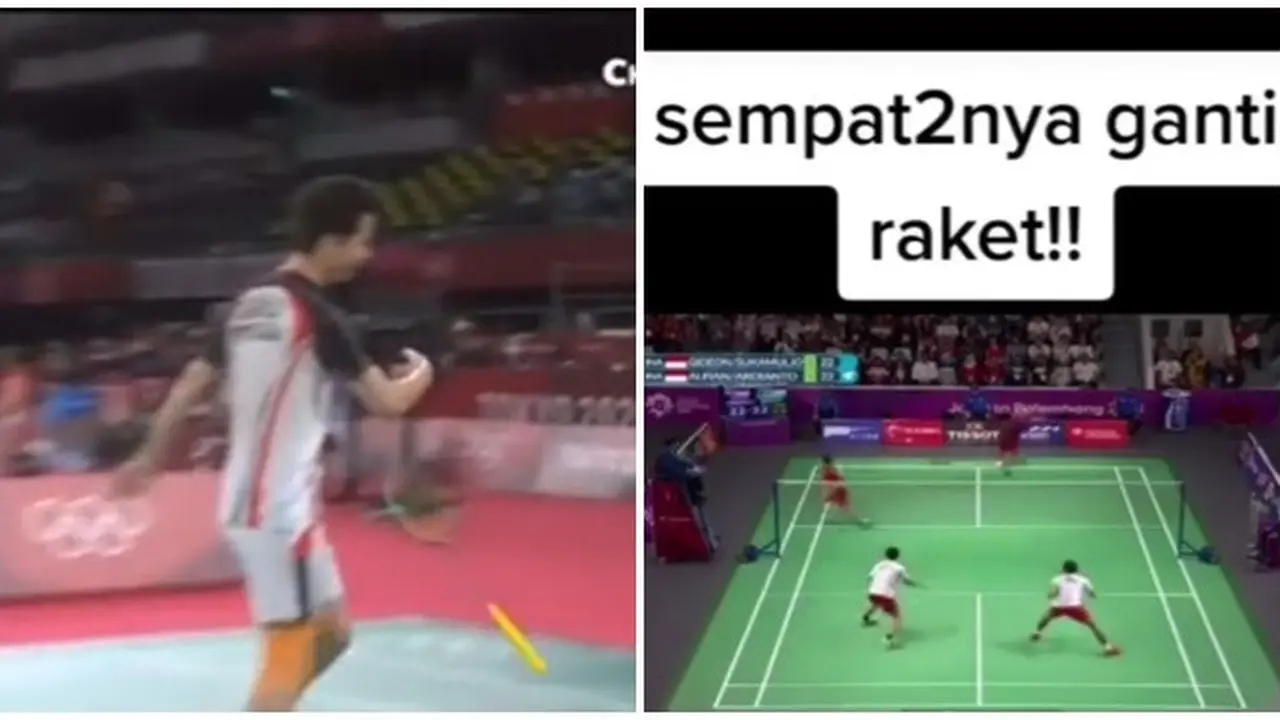 Banting Raket saat Lawan Malaysia, Ini 6 Video Aksi Kevin Sanjaya yang Curi Perhatian