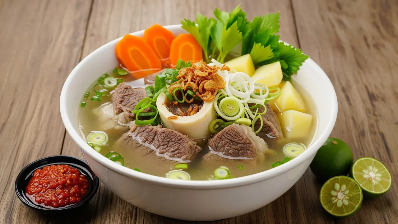 Resep Sup Tetelan Sapi Kuah Bening