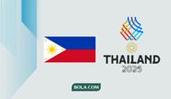 Tim Filipina di SEA Games 2025. (Bola.com/Wiwig Prayugi)