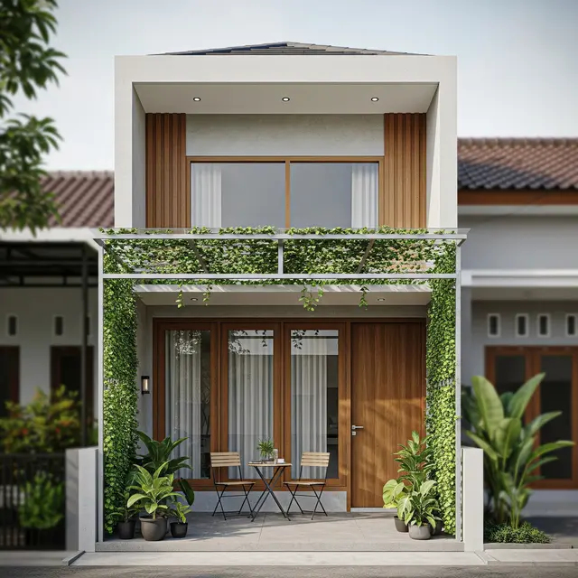 9 Model Rumah Tipe 21 Gaya Minimalis dengan Teras Kecil, Solusi Hunian Modern