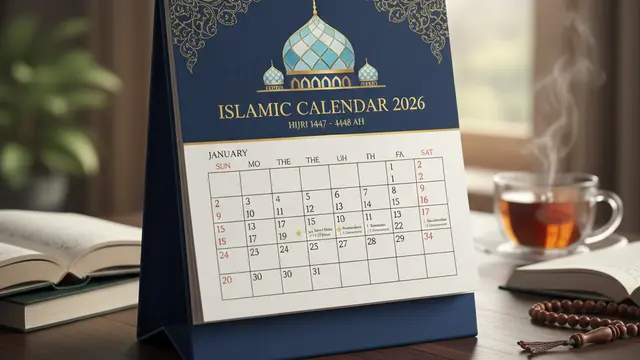 Kalender Islam 2026. AI