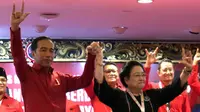 Jokowi dan Megawati Soekarnoputri. (Twitter/@pramonoanung)