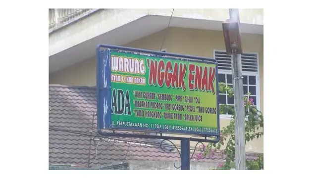 Potret Spanduk di Toko Ini Nyeleneh Abis, Bikin Emosi