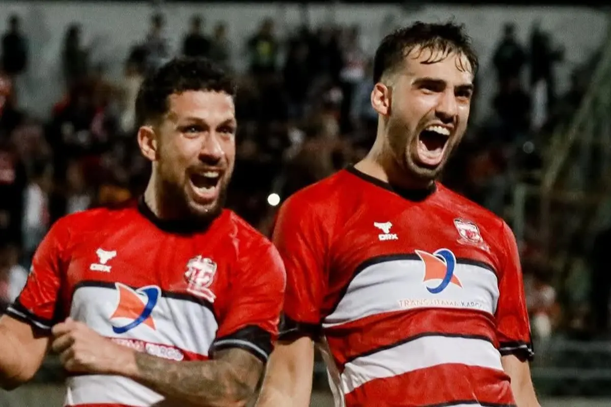 Miljan Skrbic - Madura United Vs Persija di BRI Liga 1 2024/2025