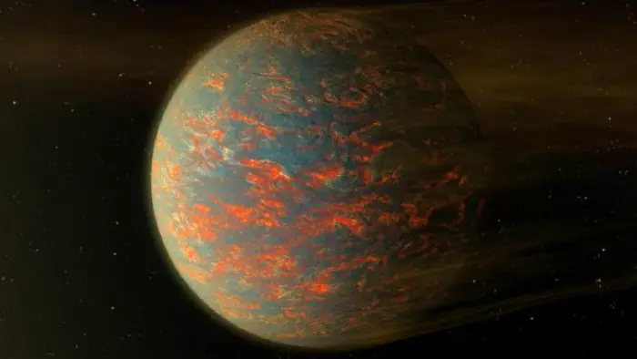 Ilustrasi Planet 55 Cancri-e (Foto: NASA/Caltech).