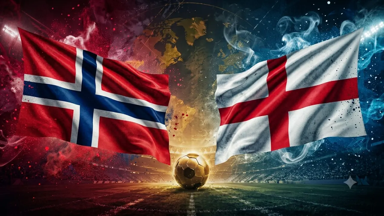 Ilustrasi Norwegia Vs Inggris