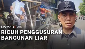 Ricuh Penggusuran Bangunan Liar
