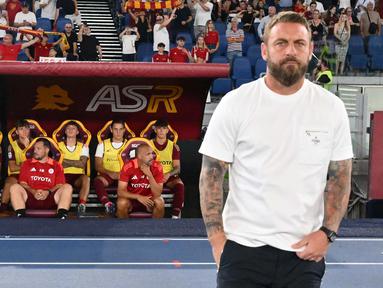 AS Roma kalah memalukan dari tim tamu Empoli. Pasukan Daniele De Rossi menyerah dengan skor 1-2 di hadapan pendukung sendiri, bahkan sempat tertinggal dua gol terlebih dahulu. (AFP/Alberto Pizzoli)
