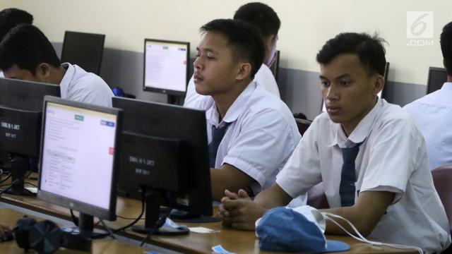 Pelaksanaan UNBK SMK di Jakarta