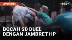 Nekat! Bocah SD Asal Mojokerto Duel dengan Jambret HP