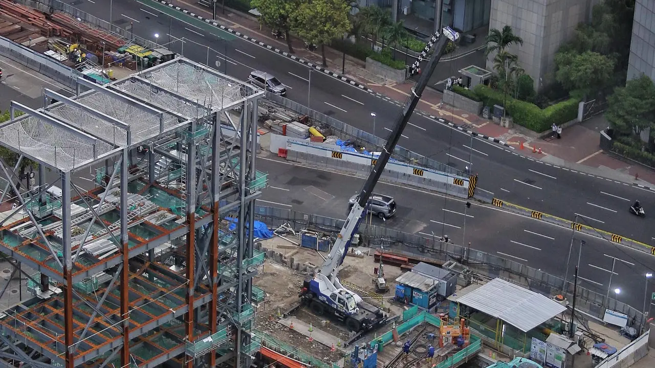 Progres Proyek Pembangunan Stasiun MRT Jakarta Fase 2A