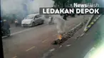 Ledakan dan semburan api yang terjadi di Depok di duga karena adanya saluran pipa gas yang bocor.