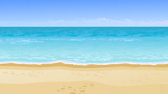 Ilustrasi pantai