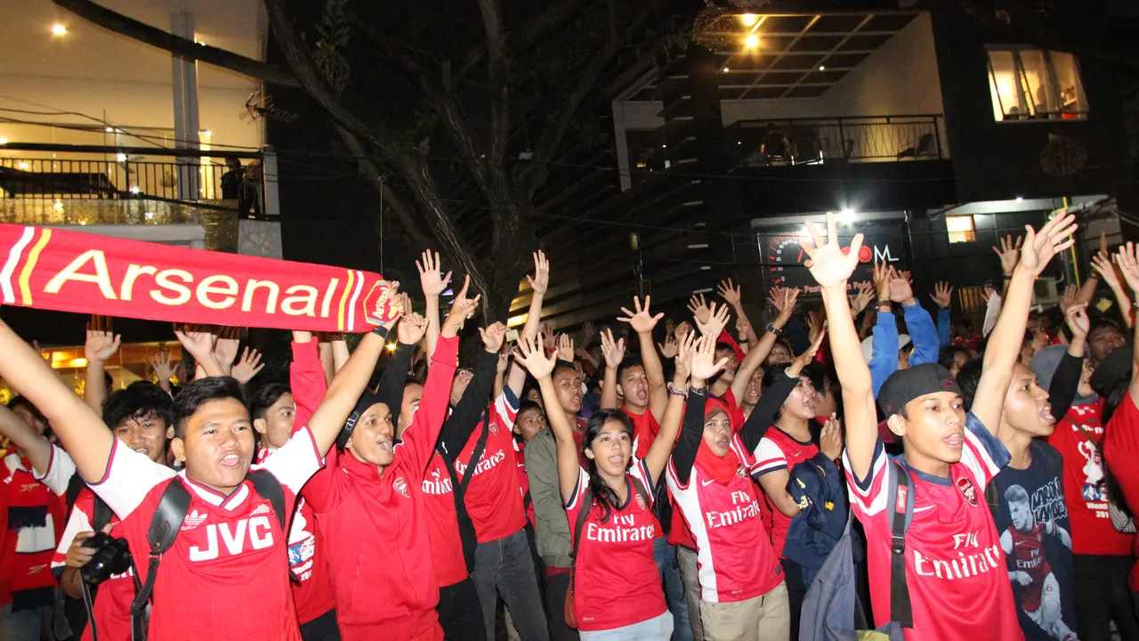 Suasana Nobar Arsenal Vs Hull City 
