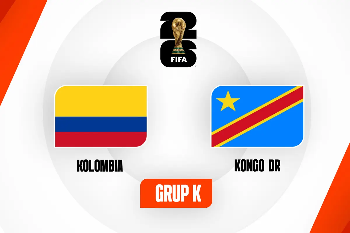 Timnas Kolombia Vs Timnas Kongo di Piala Dunia 2026.